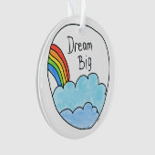 "Dream Big" Ornament (Vorderseite)