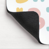 Dream Big Pastel Hearts Mousepad (Ecke)