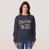 Dream Big Pastel Hearts Sweatshirt (Vorne ganz)