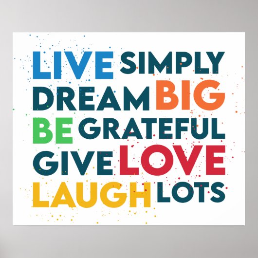 Dream Big Poster (Vorne)