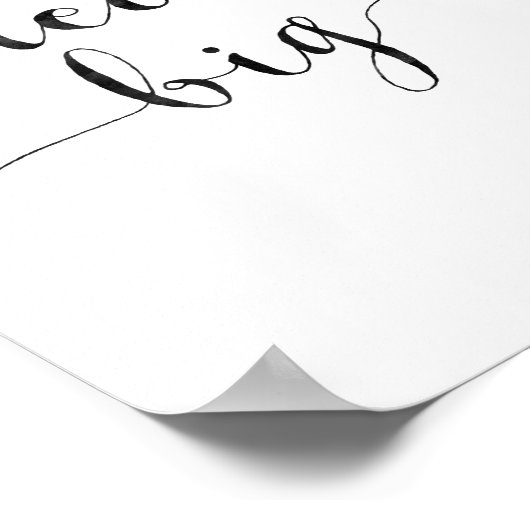 Dream Big Poster (Ecke)