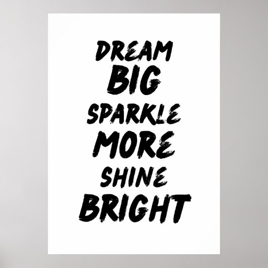Dream Big Poster (Vorne)