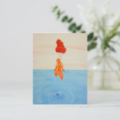 Dream Big Postkarte (Stehend Vorderseite)