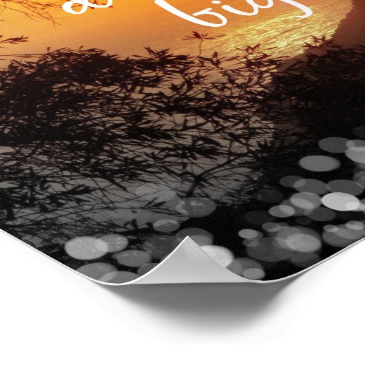 Dream Big Quote Poster (Ecke)