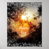 Dream Big Quote Poster (Vorne)