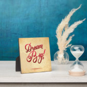 Dream Big Red Fotoplatte (InSitu)