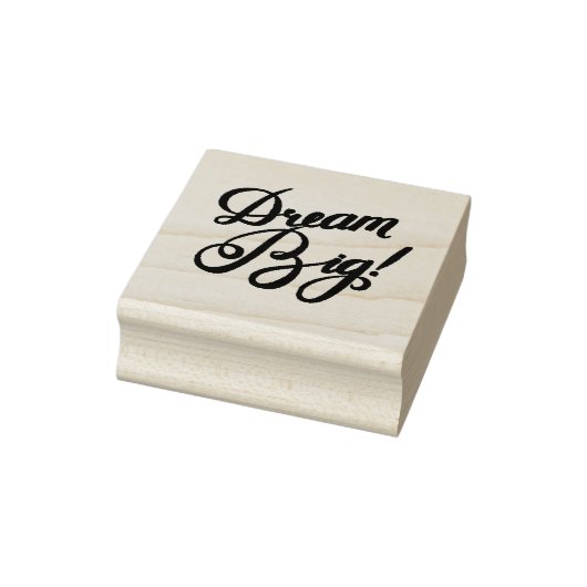 Dream Big Red Gummistempel (Stempel)