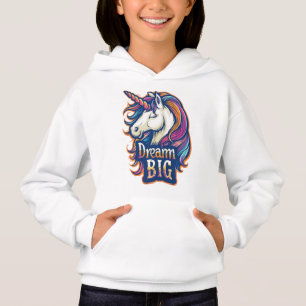 Dream Big - Regenbogen Einhorn Magie Hoodie
