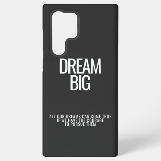 Dream Big Samsung Case Galaxy Hülle (Rückseite)