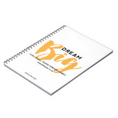 Dream Big Scripture Notizblock (Linke Seite)