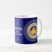 Dream Big, Shine Bright - Girl with Stars Tasse (VorderseiteRechts)