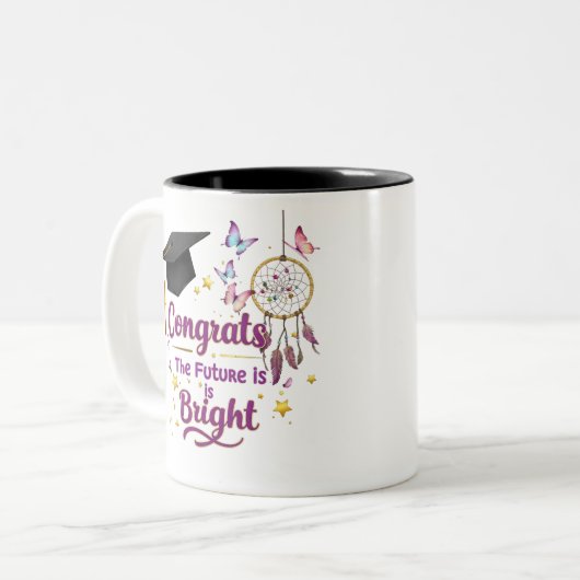 Dream Big, Shine Bright Tasse (Vorderseite Links)