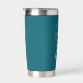 Dream Big, Shine Bright, Teal Insulated Tumbler Thermobecher (Rechts)