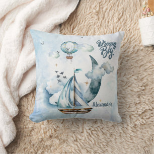 Dream Big Ship im Meer individuell anpassbar Kissen