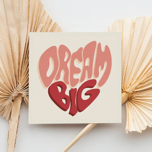 Dream Big: Sinnvolles Sprichwort für den Erfolg Feiertagskarte