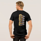 "Dream Big, Sleep Deeper" - Surreal Dreamscape T-S Tri-Blend Shirt (Rückseite voll)
