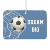 Dream Big Soccer Air Freshener Autolufterfrischer (Vorderseite)