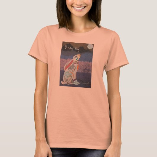 "Dream Big. Sorge klein" Moon Gazing Hare Top (Vorderseite)