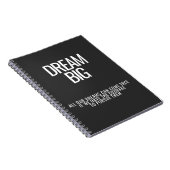 Dream Big Spiral Notebook Notizblock (Rechte Seite)