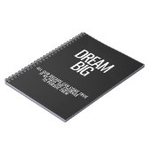 Dream Big Spiral Notebook Notizblock (Linke Seite)