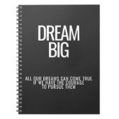 Dream Big Spiral Notebook Notizblock (Vorderseite)