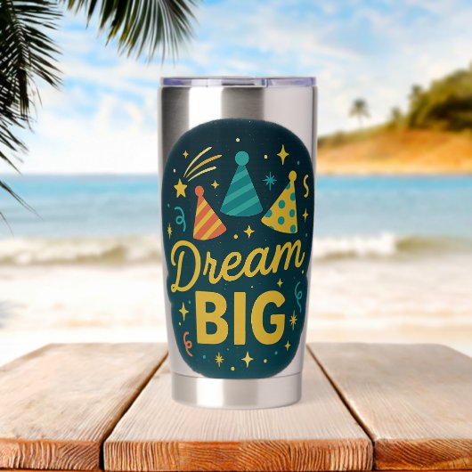 Dream Big Stars Thermobecher (Strand (gedreht))