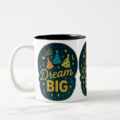 Dream Big Stars Zweifarbige Tasse (Links)