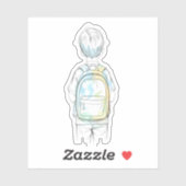 Dream Big Sticker Set For Kids Back To School (Blatt)