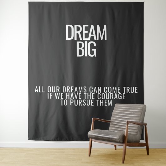 Dream Big Tapestry Wandteppich (Beispiel)