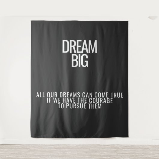 Dream Big Tapestry Wandteppich (Vorderseite)