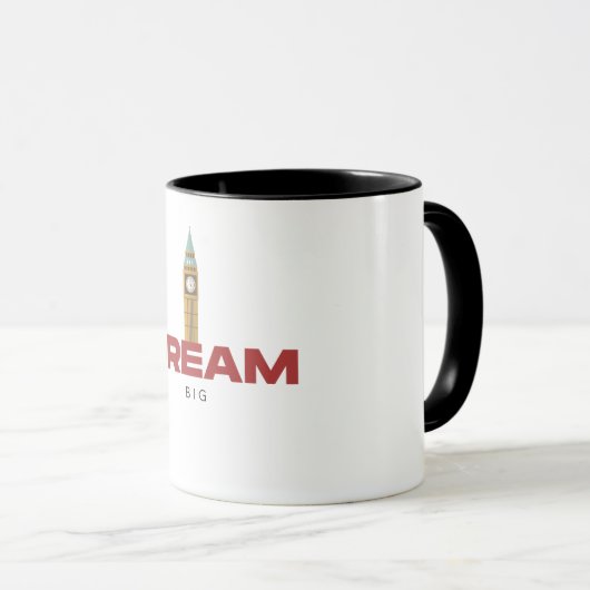 Dream Big Tasse (VorderseiteRechts)