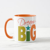 Dream BIG Tasse - wählen Sie Stil & Farbe (Links)
