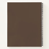 Dream Big, Tie a Bow Notebook with name Notizblock (Rückseite)