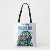 Dream Big Tote Bag - Inspiration Quote Bag Tasche (Vorderseite)