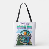 Dream Big Tote Bag - Inspiration Quote Bag Tasche (Rückseite)