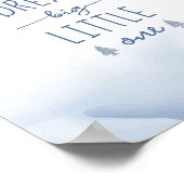 Dream Big Winter Mountain Kinderzimmer Wanddekor Poster (Ecke)