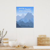 Dream big Work harte Bleibe Fokussiertes Motiviere Poster (Küche)