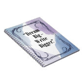 Dream Big - Write Bigger Notizblock (Rechte Seite)