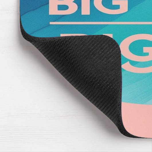 Dream Big Write Bigger Option 2 Mousepad (Ecke)
