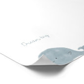 Dream Big Zitat Wal Kinderzimmer Art Print Poster (Ecke)