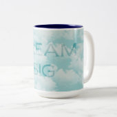 Dream Big Zweifarbige Tasse (VorderseiteRechts)