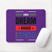 Dream Bigger Reach Bigger Mousepad (Mit Mouse)