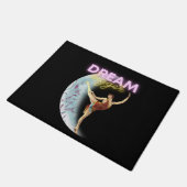 Dream Bigger Vintag Ballet Dancer Fußmatte (Schrägansicht)
