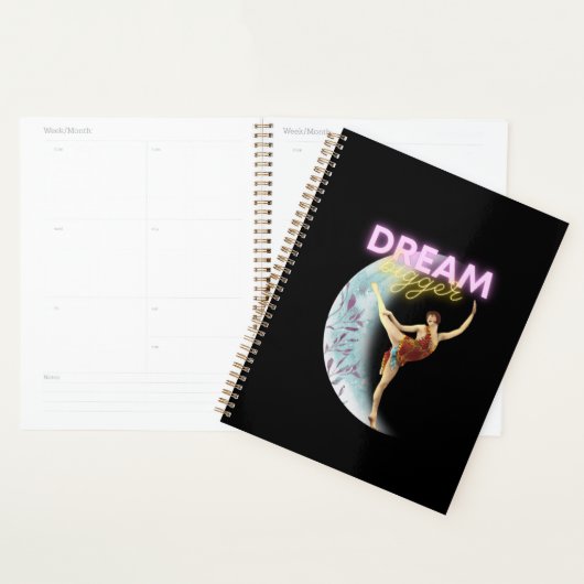 Dream Bigger Vintag Ballet Dancer Planer (Anzeige)