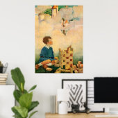 Dream Blocks von Jesse Willcox Smith Poster (Heimbüro)