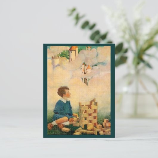 Dream Blocks von Jesse Willcox Smith Postkarte (Stehend Vorderseite)