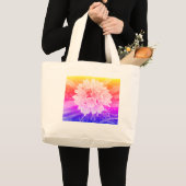 Dream Blooms Tote Bag Jumbo Stoffbeutel (Vorderseite (Produkt))