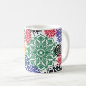 Dream Blume Art Pattern Kaffeetasse (VorderseiteRechts)