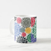 Dream Blume Art Pattern Kaffeetasse (Vorderseite Links)