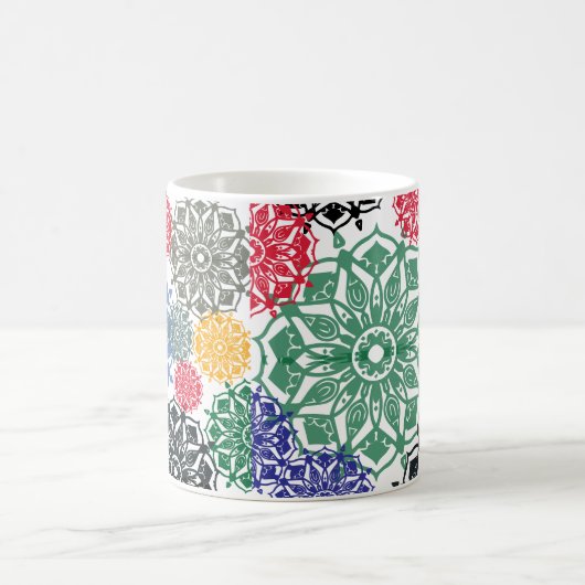 Dream Blume Art Pattern Kaffeetasse (Mittel)